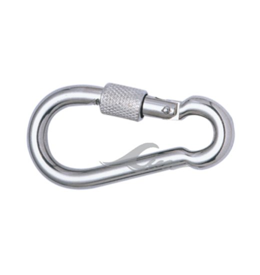 SNAP HOOK AISI316,WITH SAFETY SCREW-1058