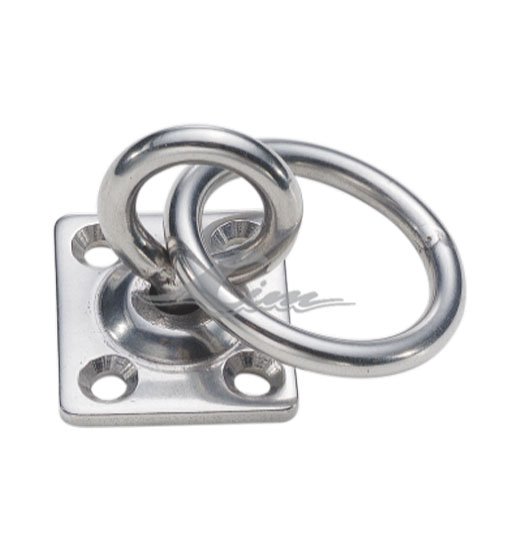 SWIVEL EYE-PLATE AISI304 WITH RING-1595